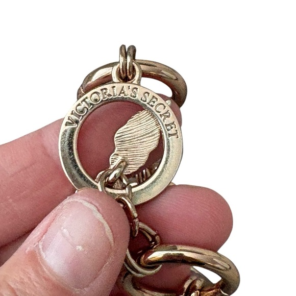 Lot of 6 Gold Tone Bracelets Victoria Secret Reiss - Picture 6 of 11